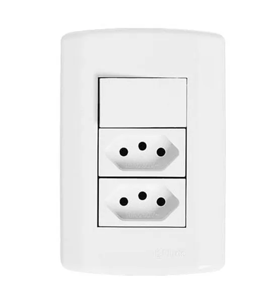 Tomada combinada duplo